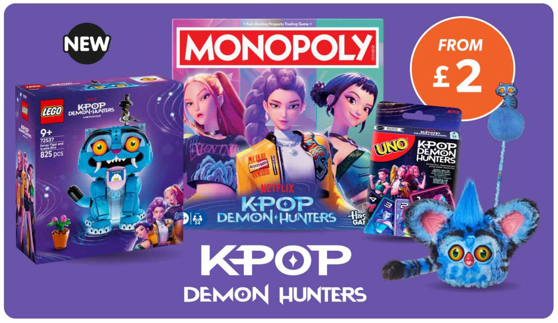 Save on KPop Demon Hunters at B&M.