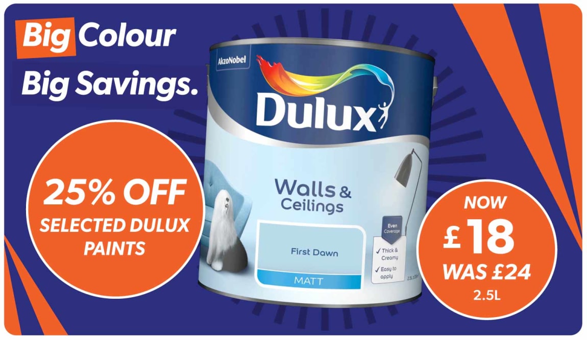 New Crown Paint Deals at B&M.