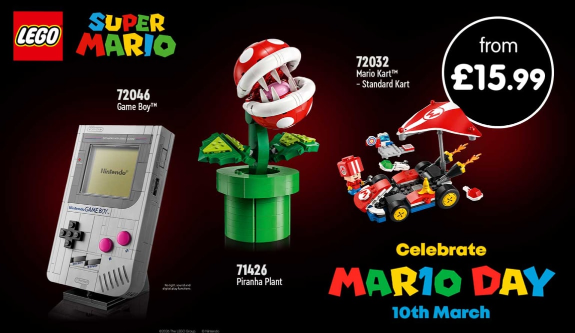 Celebrate LEGO Mario day with B&M.