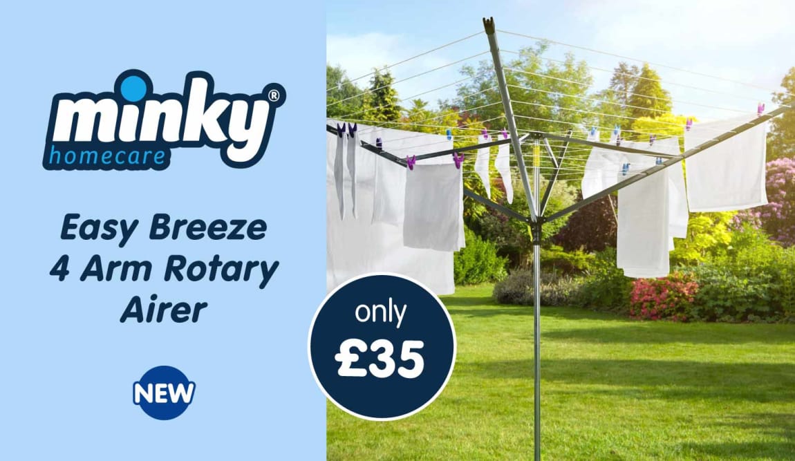 Save on Outdoor Airers at B&M.