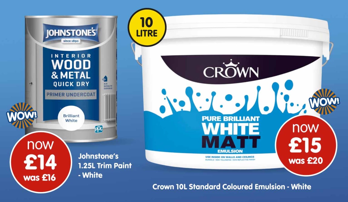 November Paint Promotions at B&M.