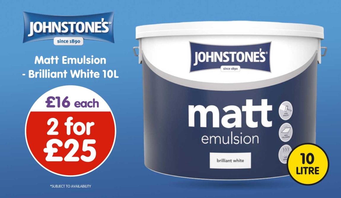 B&M Paint promotions in store.