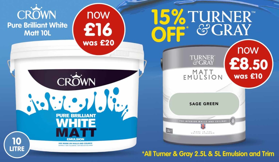 Interior Paint Promotion at B&M.