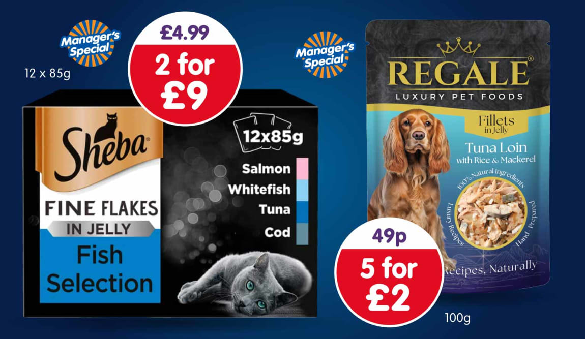 Pet Deals at B&M.