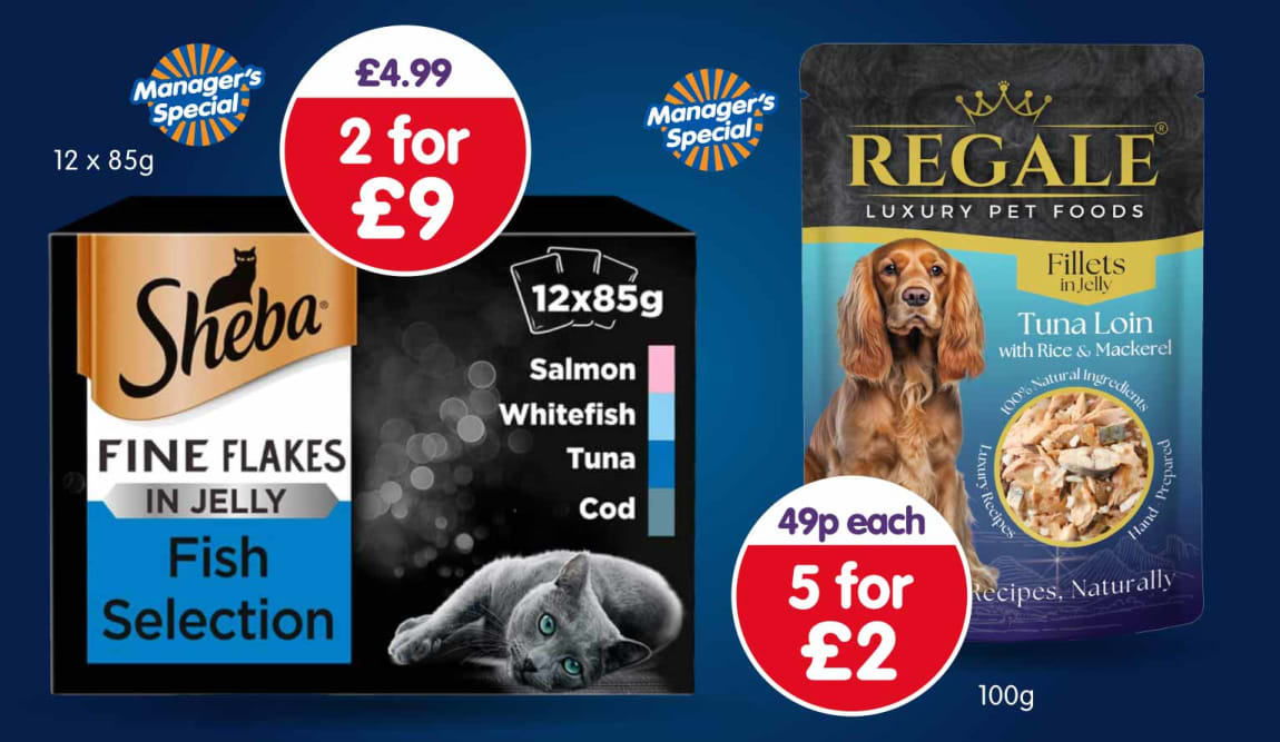 Pet Deals at B&M.