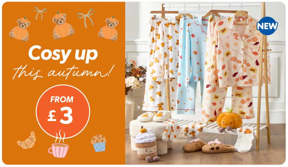 Save on Cosy Clothing at B&M.