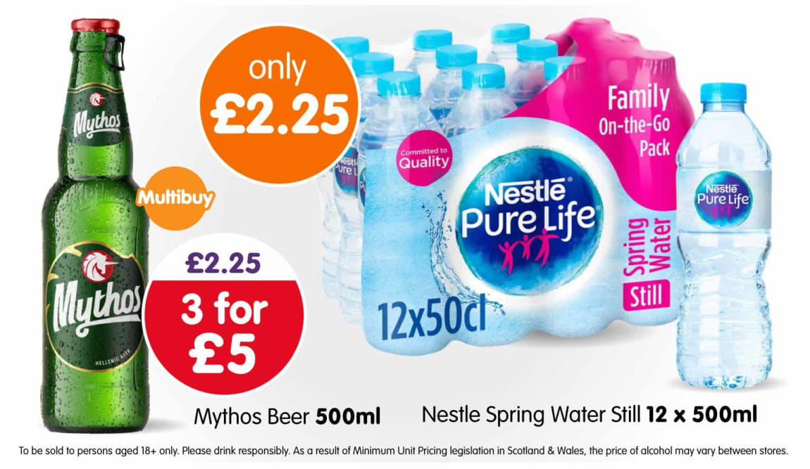 Save on Alcohol & Soft Drinks at B&M.