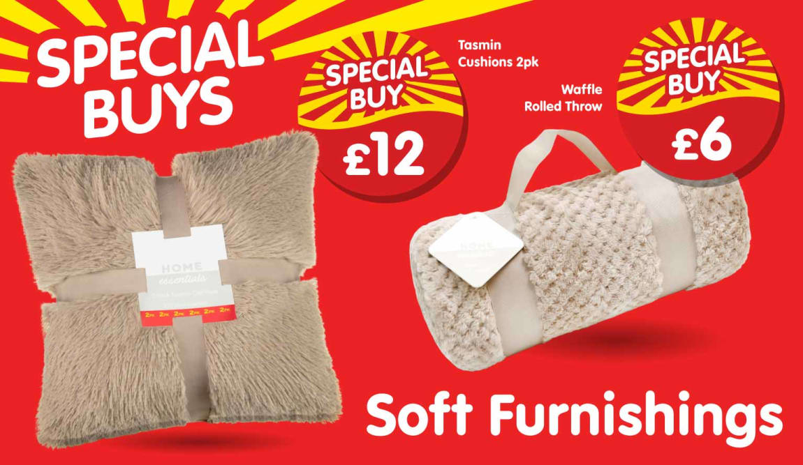 B&M Soft Furnishings Specialbuys.