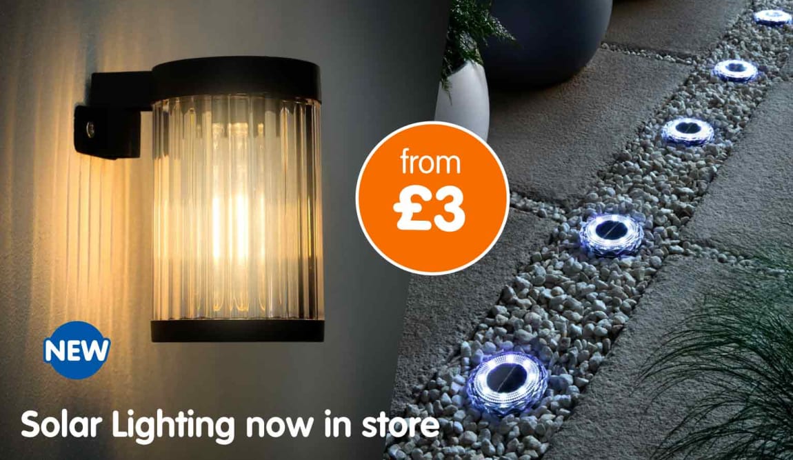 B&M Solar Lighting. Footer.