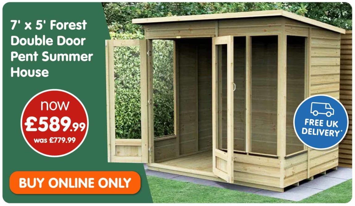 Buy Garden Buildings online at B&M.