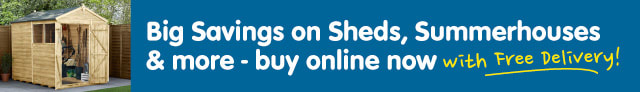 Shop Sheds online at B&M.